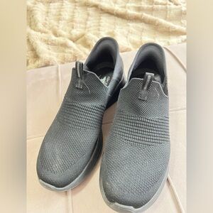 Skechers Charcoal Slip-On Sneakers